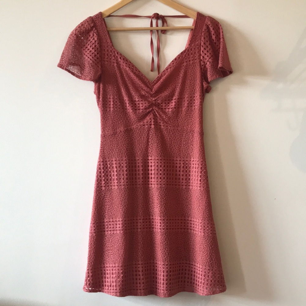 Francescas pink lace dress, size XS